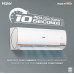 Air Conditioner: Haier 1.5 Ton 4 Star, WiFi, Inverter Split AC (Copper, Convertible 7 in 1 Cooling Modes, Antibacterial Filter, 2023 Model, HSU18K-PYFR4BE1-INV, White)